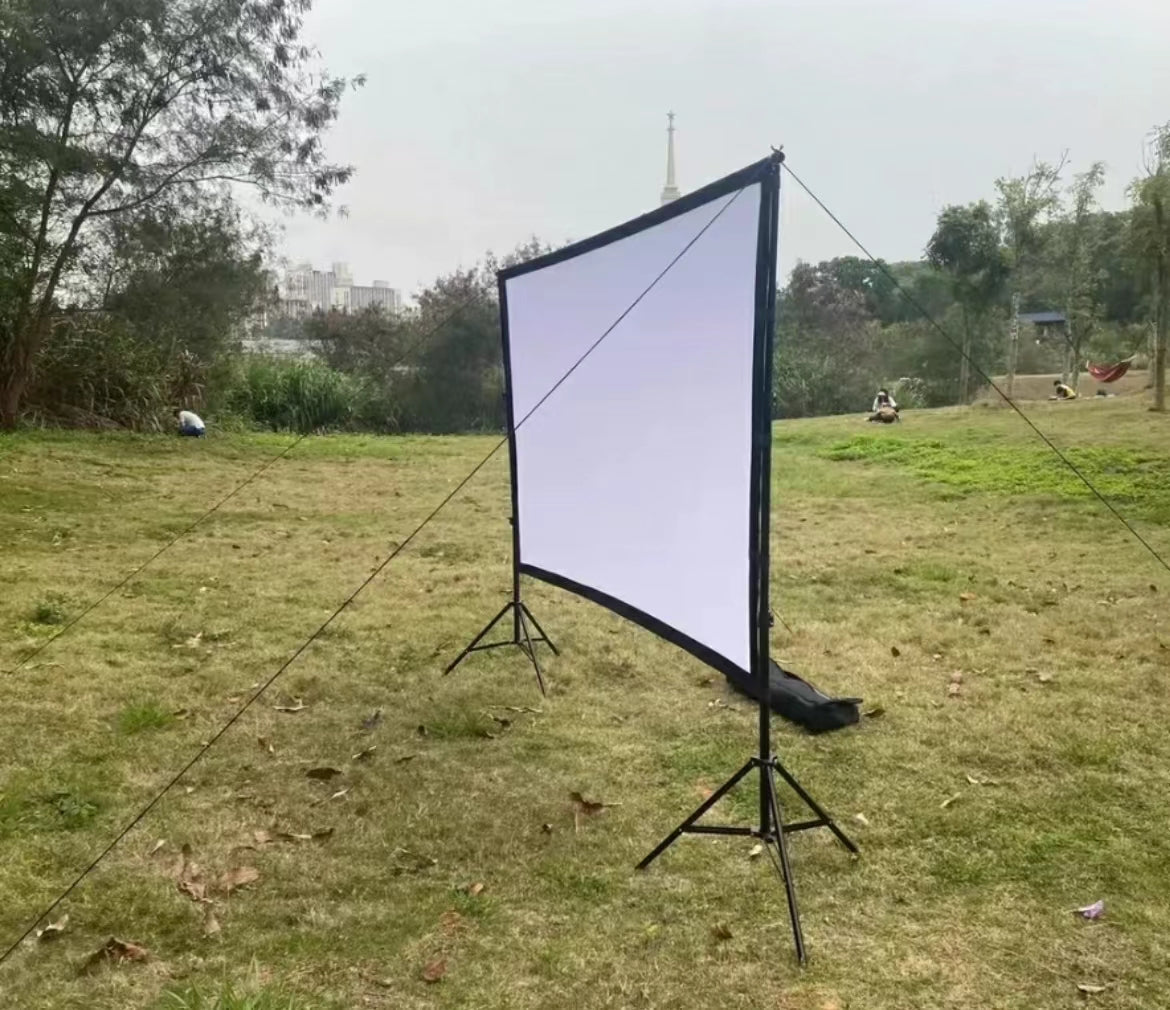 Outdoor diffuse reflection white screen