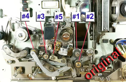 Elmo trough machine modified bearing